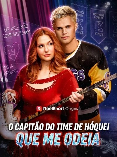 Capa da miniss&eacute;rie O Capitão do Time de Hóquei que Me Odeia
