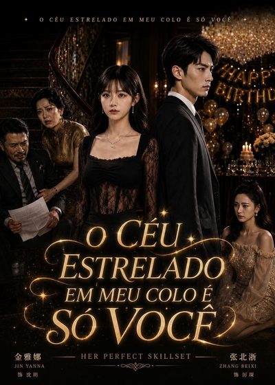 Capa da miniss&eacute;rie O Céu Estrelado em Meu Colo É Só Você