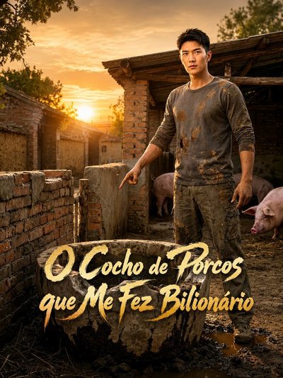 Capa da miniss&eacute;rie O Cocho de Porcos que Me Fez Bilionário