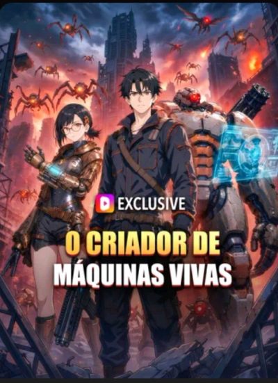 Capa da miniss&eacute;rie O Criador de Máquinas Vivas