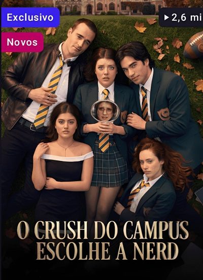 Capa da miniss&eacute;rie O Crush do Campus Escolhe a Nerd