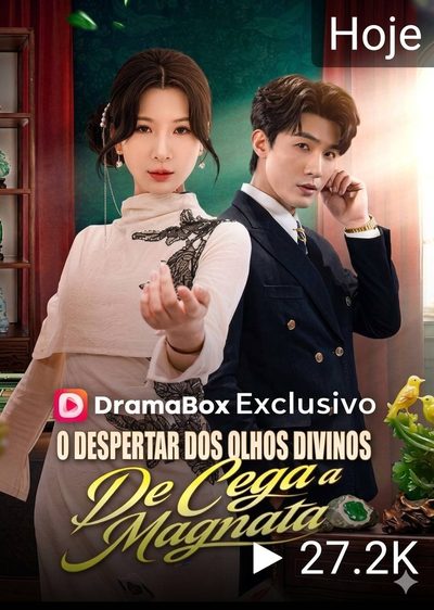 Capa da miniss&eacute;rie O Despertar dos Olhos Divinos de Cega a Magnata