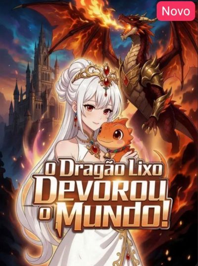 Capa da miniss&eacute;rie O Dragão Lixo Devorou o Mundo!
