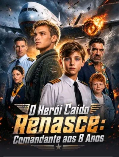 Capa da miniss&eacute;rie O Herói Caído Renasce: Comandante aos 8 Anos