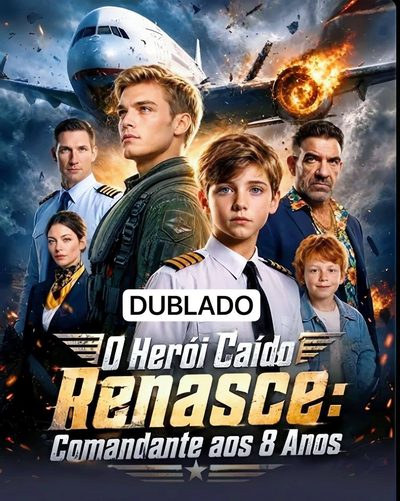 Capa da miniss&eacute;rie O Herói Caído Renasce: Comandante aos 8 Anos dublado