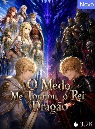 Capa da miniss&eacute;rie O Medo Me Tornou o Rei Dragão