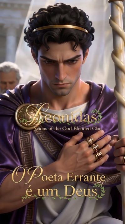 Capa da miniss&eacute;rie O Poeta Errante É Um Deus