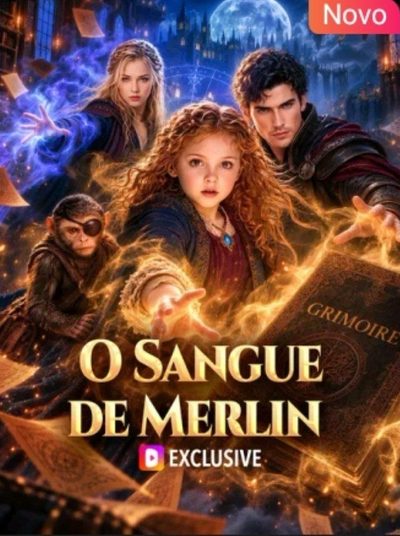 Capa da miniss&eacute;rie O Sangue de Merlin