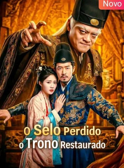 Capa da miniss&eacute;rie O Selo Perdido, o Trono Restaurado