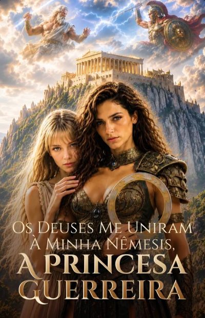 Capa da miniss&eacute;rie Os Deuses Me Uniram à Minha Nèmesis. a Princesa Guerreira