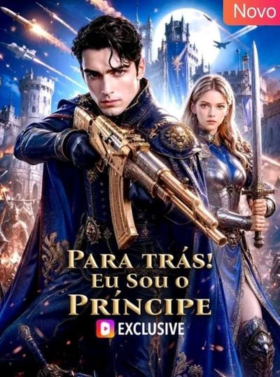 Capa da miniss&eacute;rie Para Trás! Eu Sou o Príncipe
