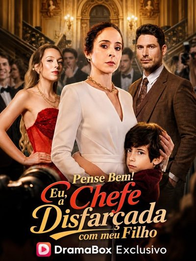 Capa da miniss&eacute;rie Pense Bem Eu, a Chefe Disfarçada com Meu Filhi
