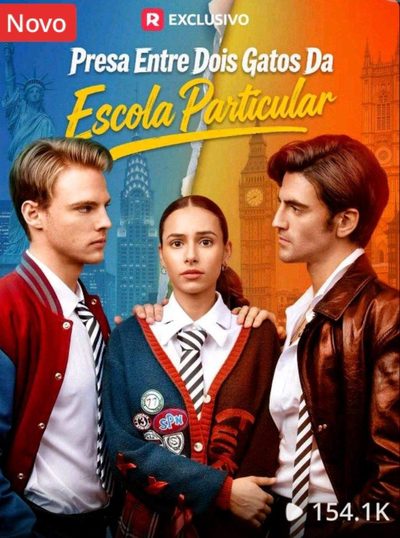 Capa da miniss&eacute;rie Presa Entre Dois Gatos da Escola Particular