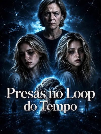Capa da miniss&eacute;rie Presas no Loop do Tempo