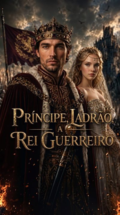 Capa da miniss&eacute;rie Príncipe Ladrão a Rei Guerreiro