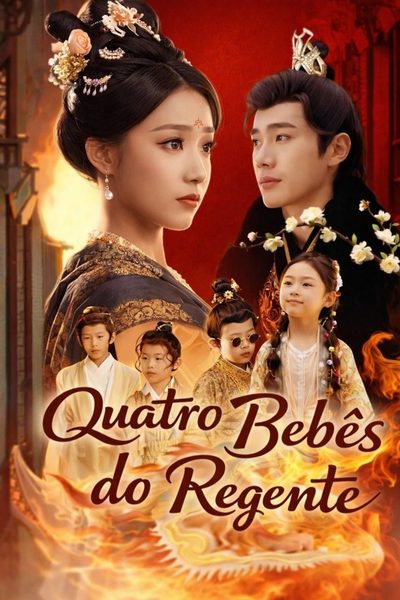 Capa da miniss&eacute;rie Quatro Bebês do Regente
