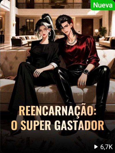 Capa da miniss&eacute;rie Reencarnação: o Super Gastador
