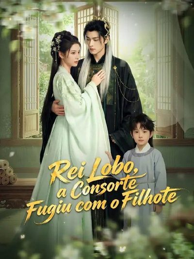 Capa da miniss&eacute;rie Rei Lobo, a Consorte Fugiu com o Filhote