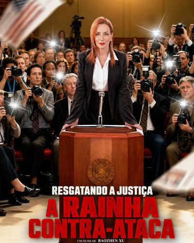 Capa da miniss&eacute;rie Resgatando a Justiça a Rainha Contra Ataca