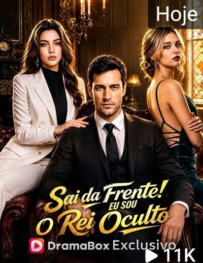 Capa da miniss&eacute;rie Sai da Frente ! Eu Sou o Rei Oculto