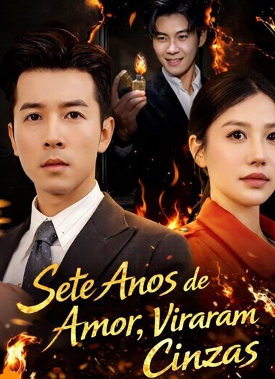 Capa da miniss&eacute;rie Sete Anos de Amor, Viraram Cinzas
