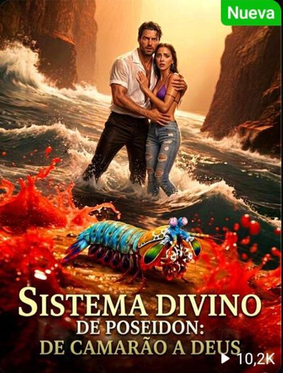 Capa da miniss&eacute;rie Sistema Divino de Posêidon: de Camarão a Deus