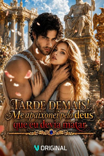 Capa da miniss&eacute;rie Tarde Demais! Me Apaixonei Pelo Deus que Eu Devia Matar