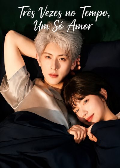 Capa da miniss&eacute;rie Três Vezes no Tempo, com Só Amor