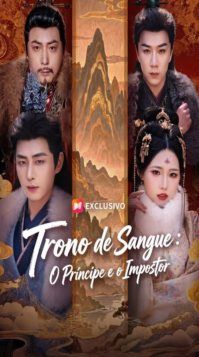 Capa da miniss&eacute;rie Trono de Sangue o Príncipe e o Impostor