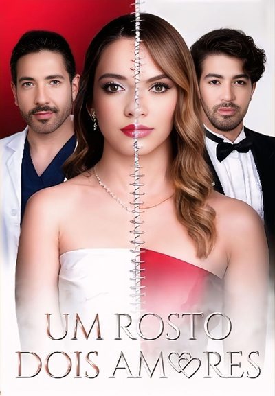 Capa da miniss&eacute;rie Um Rosto, Dois Amores