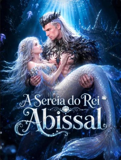 Capa da miniss&eacute;rie Uma Noite Proibida com o Rei do Mar a Sereia do Rei Abissal
