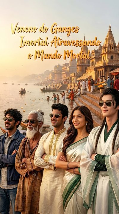 Capa da miniss&eacute;rie Veneno do Ganges Imortal Atravessando o Mundo Mortal