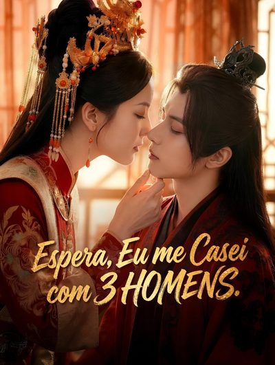 Capa da miniss&eacute;rie Wait I Married 3 Men - Espera, Eu Me Casei com 3 Homens